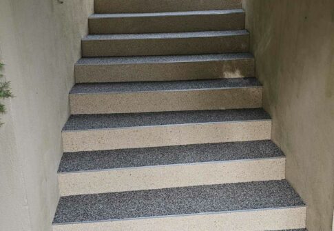 Rénovation d’un escalier extérieur à Cabourg